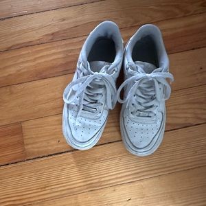 White Nike Air Forces - Size 3.5Y or Women’s 5-5.5.